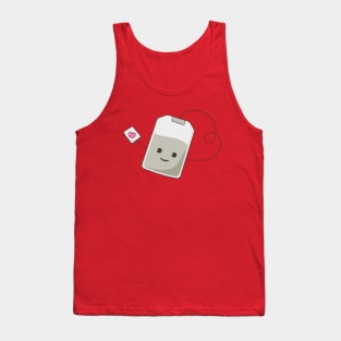 Happy cute tea bag Tank Top